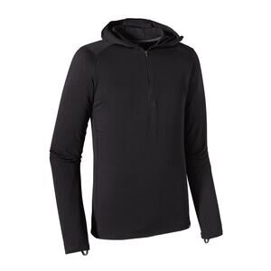 PATAGONIA Capilene Thermal Weight Zip-Neck Hoody 1/2 Zip in Black Men’s Large